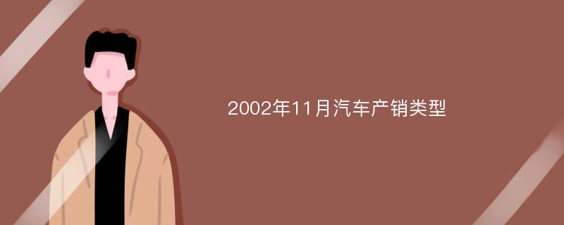 2002年11月汽车产销类型