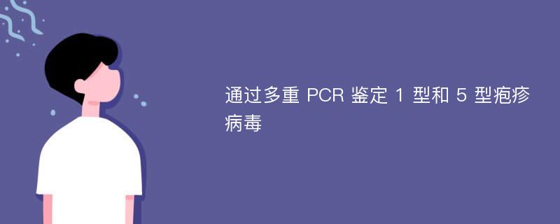 通过多重 PCR 鉴定 1 型和 5 型疱疹病毒