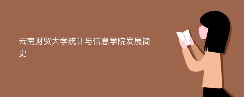 云南财贸大学统计与信息学院发展简史